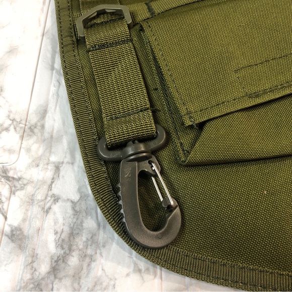 🇺🇸 Garud Military Tactical USA Flag Christmas Stocking OD Green NEW w/ Tags - Picture 4 of 6